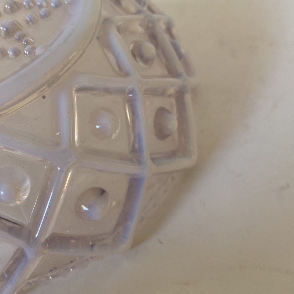 Vintage Moonstone Opalescent Hobnail glass candy or nut dish - Picture 4 of 8